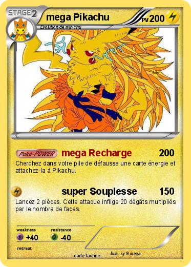 Pokemon mega Pikachu