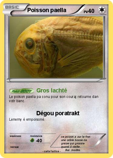 Pokemon Poisson paella