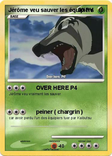 Pokemon Jérôme veu sauver les équipiers