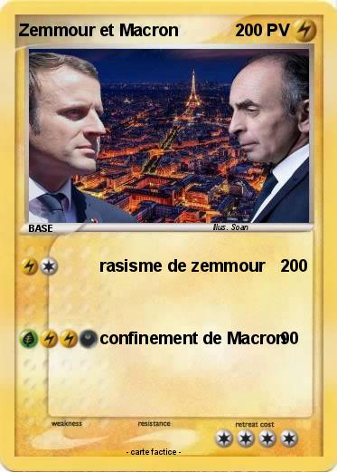Pokemon Zemmour et Macron