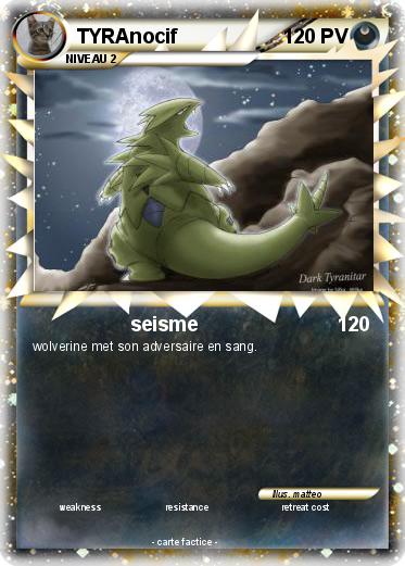 Pokemon TYRAnocif