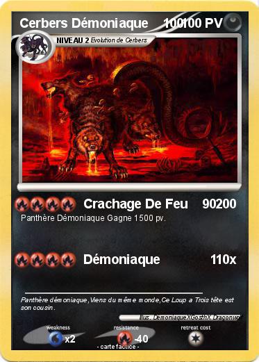 Pokemon Cerbers Démoniaque    100