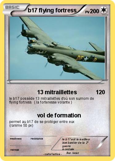 Pokemon b17 flying fortress