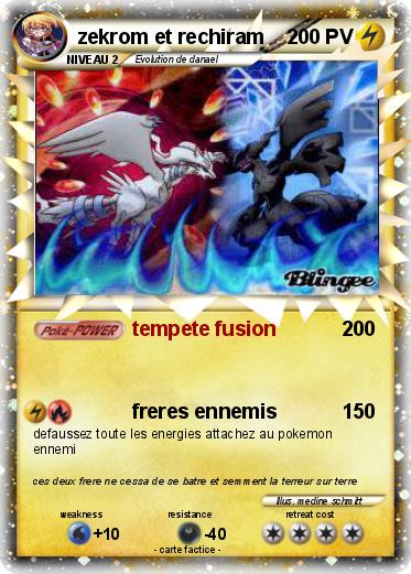 Pokemon zekrom et rechiram
