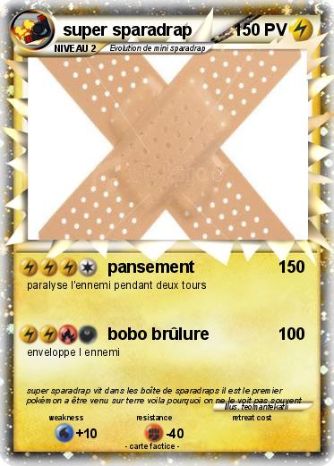 Pokemon super sparadrap