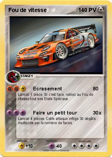 Pokemon Fou de vitesse