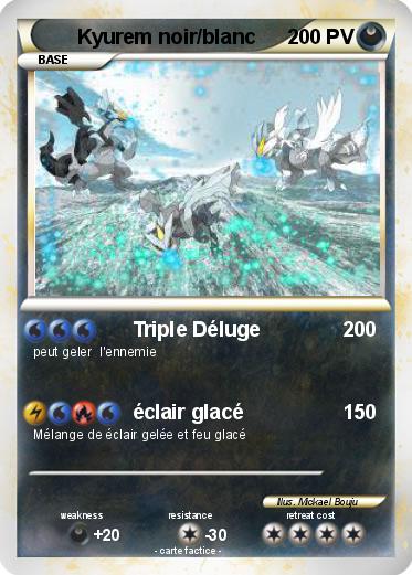 Pokemon Kyurem noir/blanc