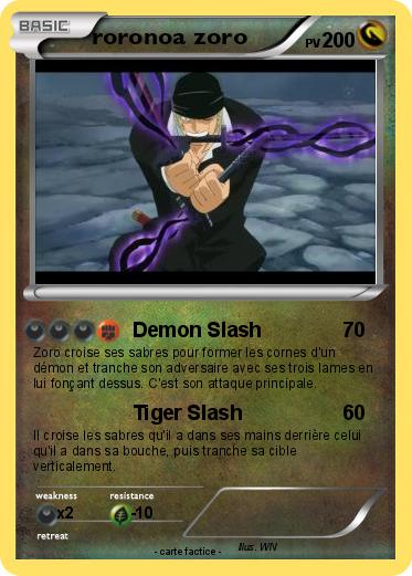 Pokemon roronoa zoro