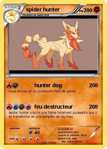 Pokemon spider hunter