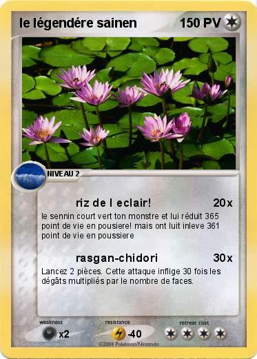 Pokemon le légendére sainen 