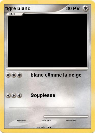 Pokemon tigre blanc