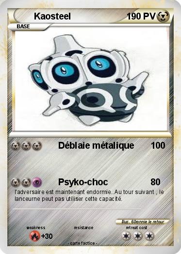 Pokemon Kaosteel