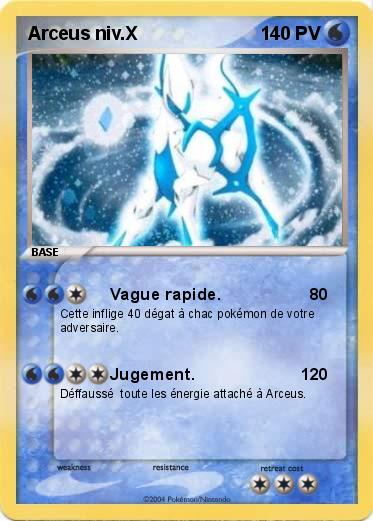 Pokemon Arceus niv.X