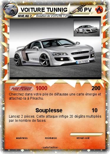 Pokemon VOITURE TUNNIG