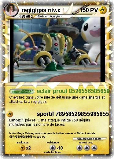 Pokemon regigigas niv.x