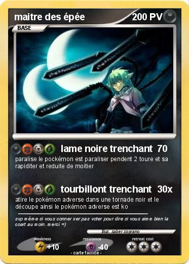 Pokemon maitre des épée