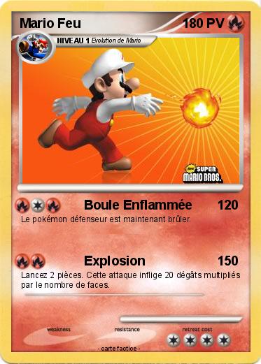 Pokemon Mario Feu
