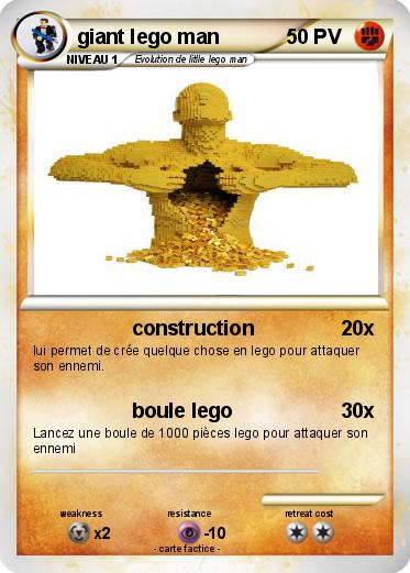 Pokemon giant lego man