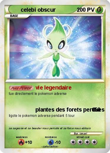 Pokemon celebi obscur