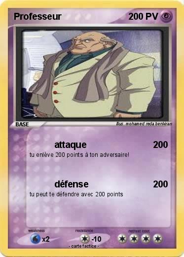 Pokemon Professeur