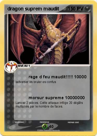 Pokemon dragon suprem maudit