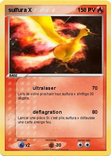 Pokemon sulfura X