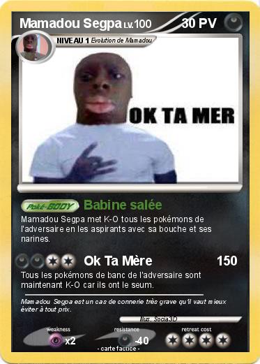 Pokemon Mamadou Segpa