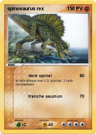 Pokemon spinosaurus rex
