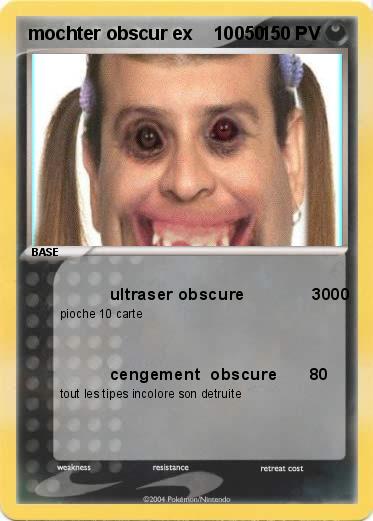 Pokemon mochter obscur ex    10050   