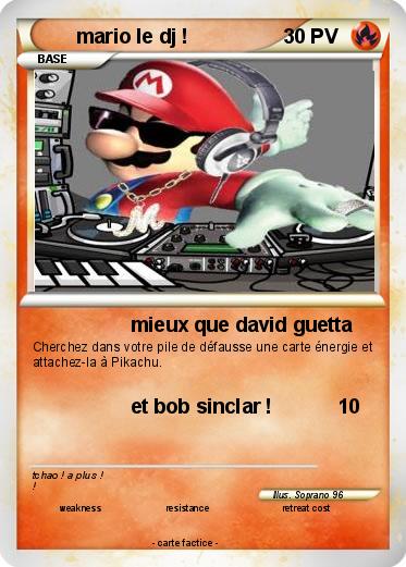 Pokemon mario le dj !
