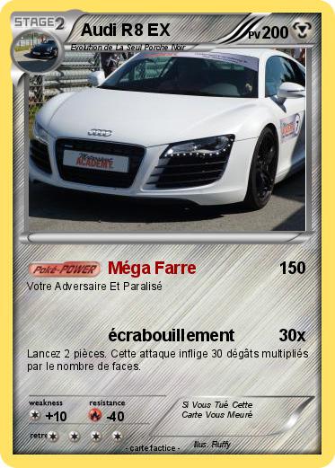Pokemon Audi R8 EX