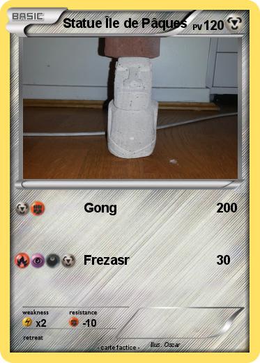 Pokemon Statue Île de Pâques