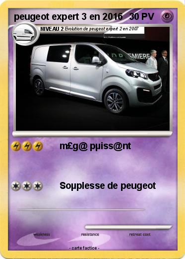 Pokemon peugeot expert 3 en 2016