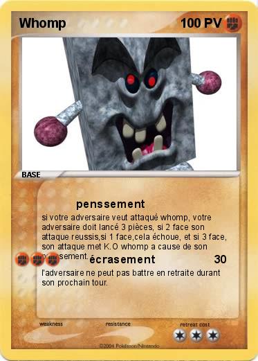 Pokemon Whomp