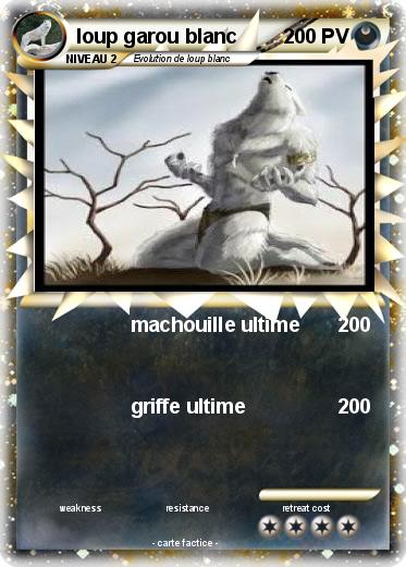 Pokemon loup garou blanc