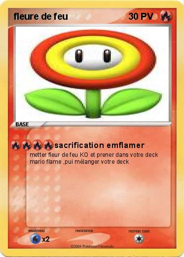 Pokemon fleure de feu