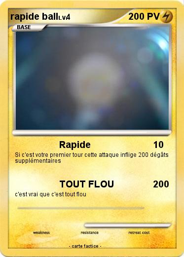 Pokemon rapide ball