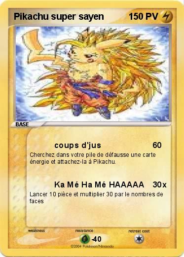 Pokemon Pikachu super sayen