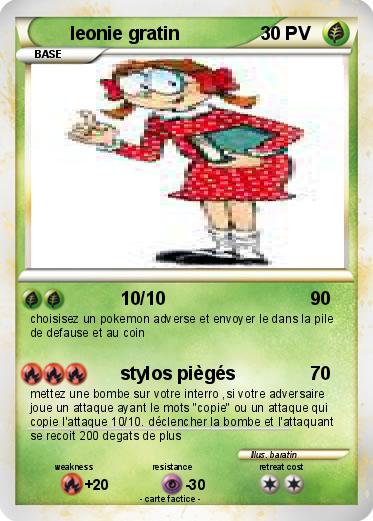 Pokemon leonie gratin