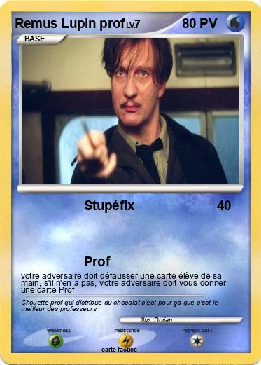 Pokemon Remus Lupin prof