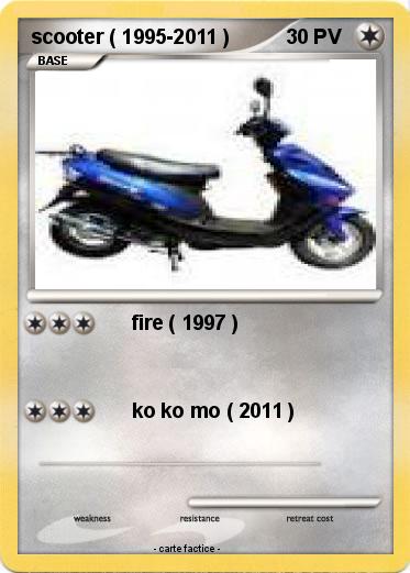 Pokemon scooter ( 1995-2011 )