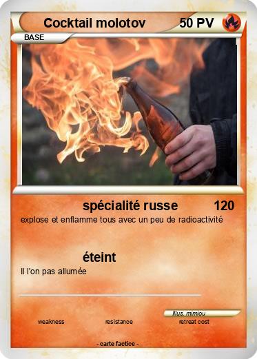 Pokemon Cocktail molotov