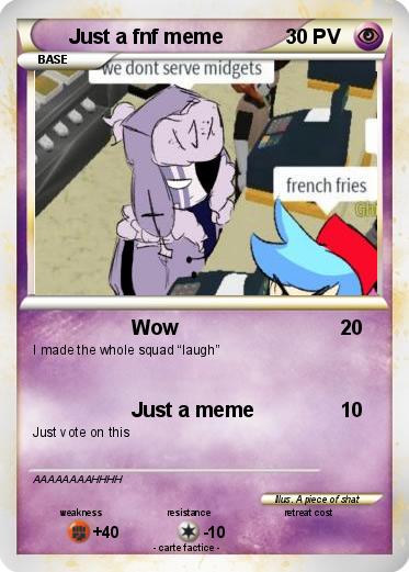 Pokemon Just a fnf meme