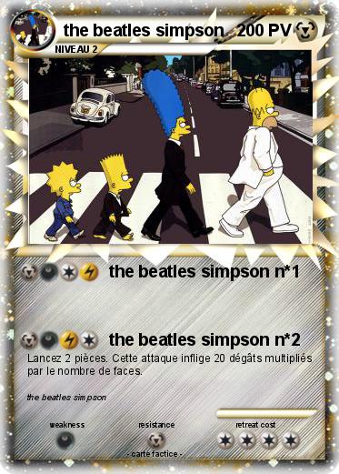 Pokemon the beatles simpson