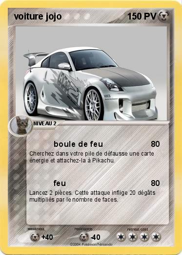 Pokemon voiture jojo