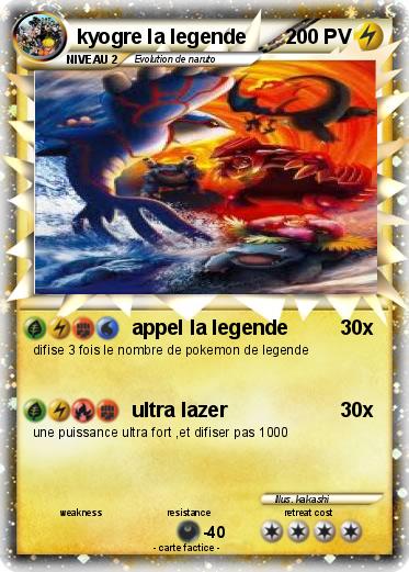 Pokemon kyogre la legende