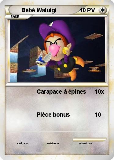 Pokemon Bébé Waluigi