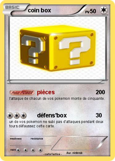 Pokemon coin box