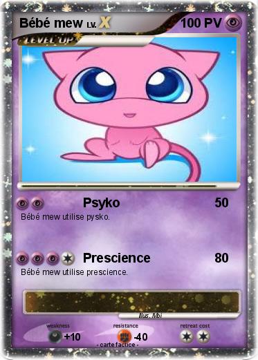 Pokemon Bébé mew