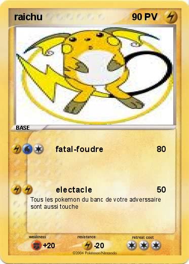Pokemon raichu